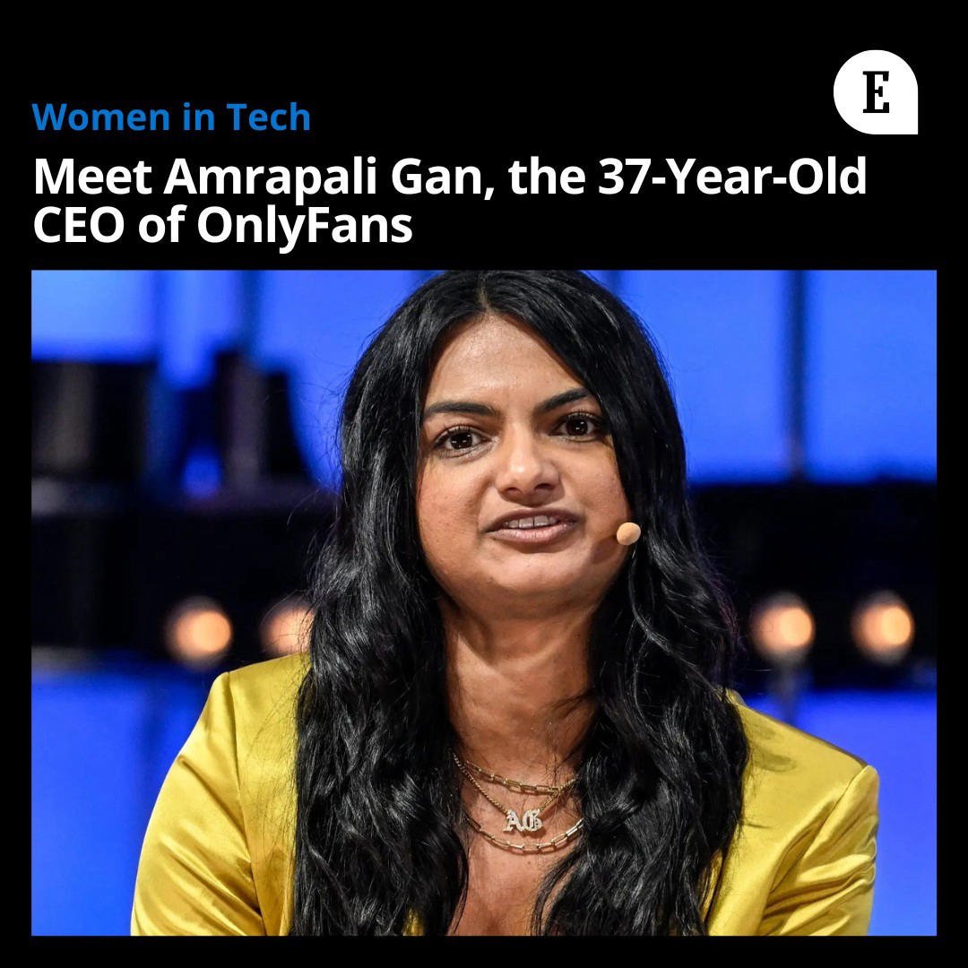 image  1 Amrapali Gan was a surprise choice as CEO, having been at OnlyFans for such a short time