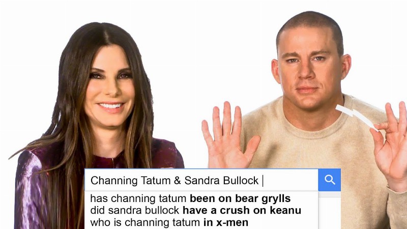 image 0 Channing Tatum & Sandra Bullock Answer The Web's Most Searched Questions : Wired