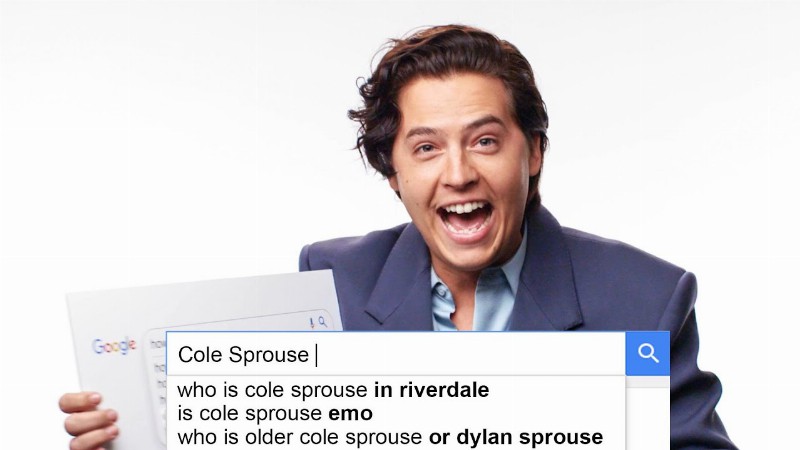 image 0 Cole Sprouse Answers The Web's Most Searched Questions : Wired