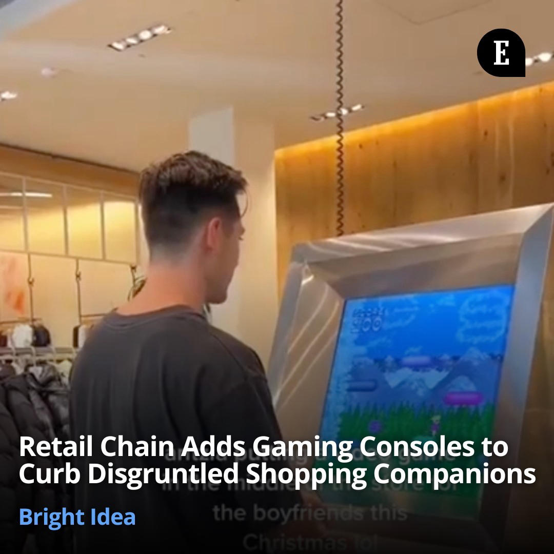 image  1 Entrepreneur - A video of a man playing a video game in an Artizia store is going viral