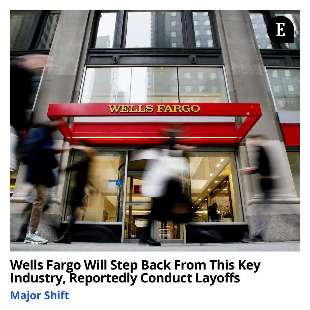 Entrepreneur - On Tuesday, Wells Fargo shared major changes happening to its business in 2023