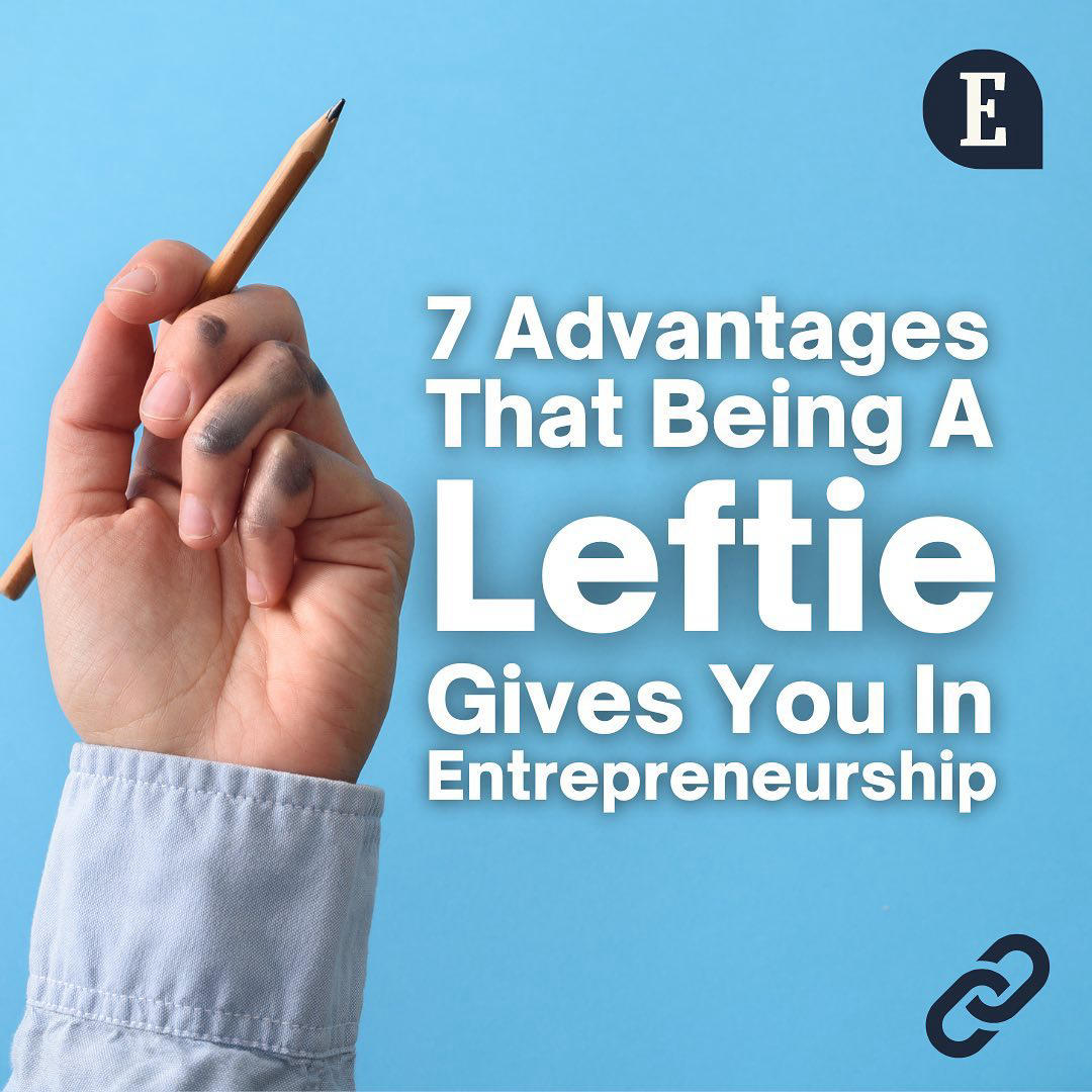 Entrepreneur - Tag a leftie, it's #InternationalLefthandersDay