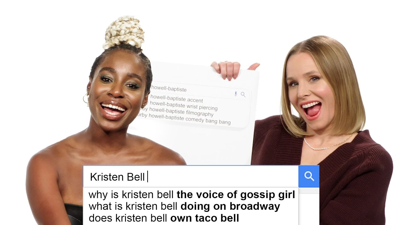 image 0 Kristen Bell & Kirby Howell-baptiste Answer The Web's Most Searched Questions : Wired