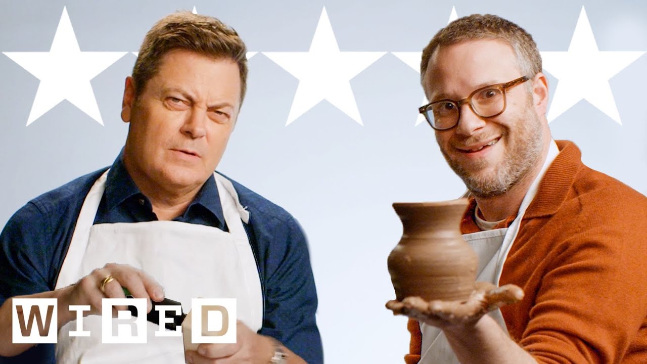 Seth Rogen & Nick Offerman Test Crafting Gadgets : Wired