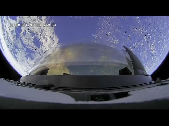 image 0 View Of Earth From Spacex Capsule