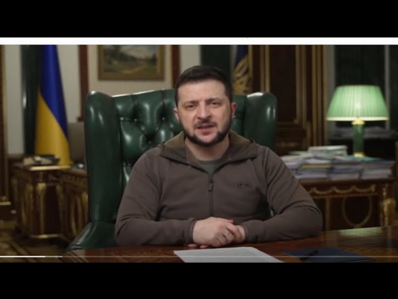 image 0 Zelenskiy Calls On Russian Citizens To Protest The War